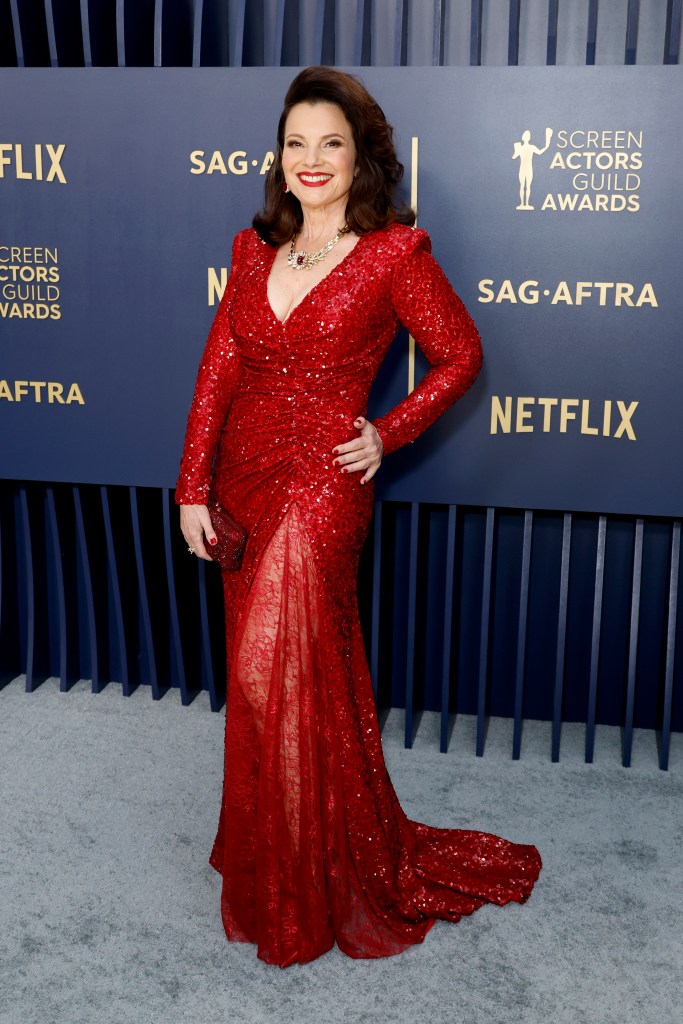 Fran Drescher, Penghargaan Screen Actors Guild Awards Tahunan ke-30, Shrine Auditorium dan Expo Hall, 24 Februari 2024, Los Angeles, CA.