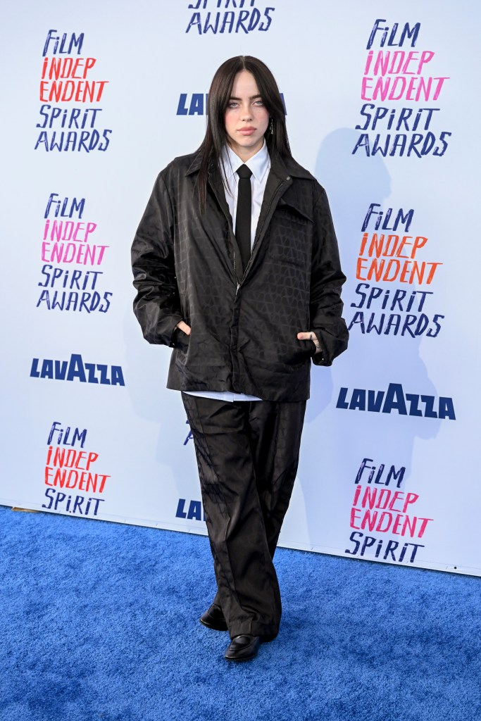 Billie Eilish menghadiri Film Independent Spirit Awards 2024 yang diadakan di Dermaga Santa Monica di Santa Monica, California pada 25 Februari 2024.