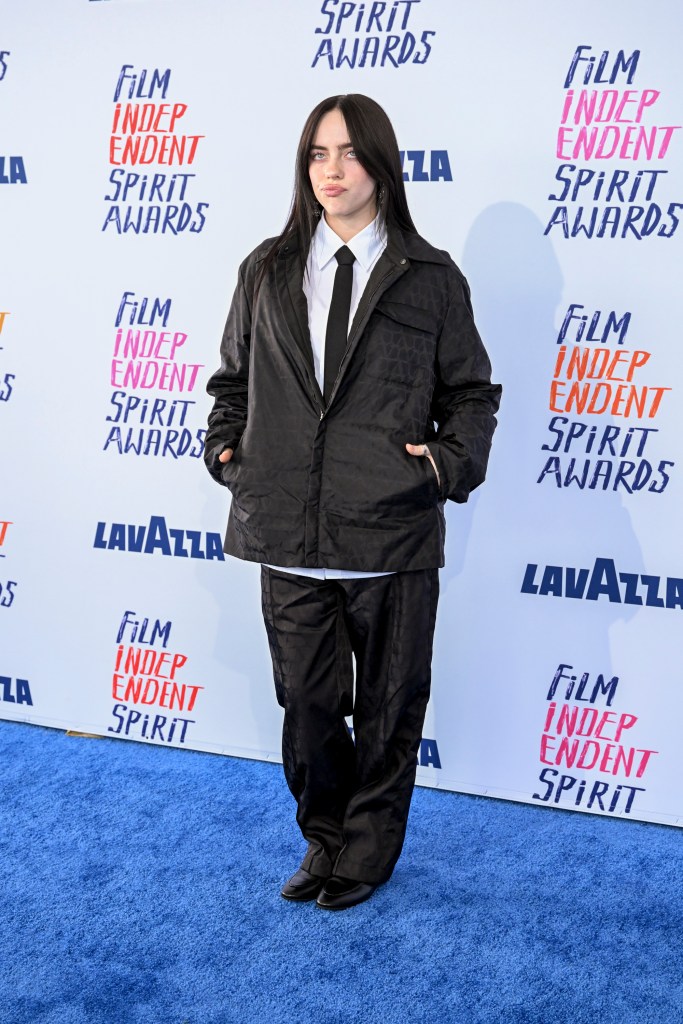 Billie Eilish menghadiri Film Independent Spirit Awards 2024 yang diadakan di Dermaga Santa Monica di Santa Monica, California pada 25 Februari 2024.