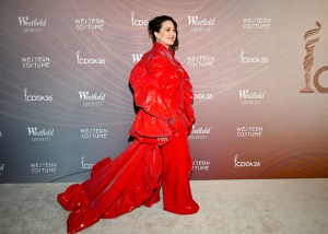 Lily Gladstone at the 26th Costume Designers Guild Awards held at Neuehouse Hollywood on February 21, 2024 in Los Angeles, California.