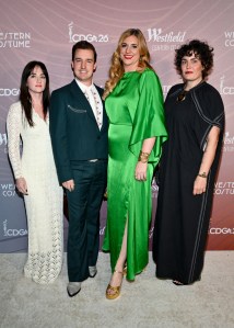 Laurel Rose, Mitchell Travers, Jill Livingston and Aileen Abercrombie at the 26th Costume Designers Guild Awards held at Neuehouse Hollywood on February 21, 2024 in Los Angeles, California.