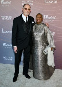 Earl Tanchuck and Francine Jamison-Tanchuck at the 26th Costume Designers Guild Awards held at Neuehouse Hollywood on February 21, 2024 in Los Angeles, California.